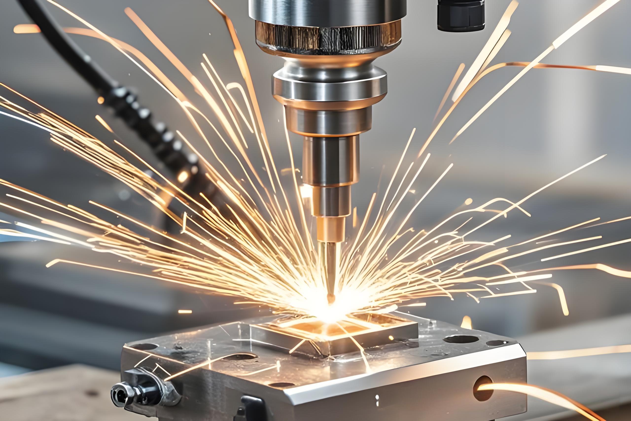 EDM machine with computer control for precision cavity machining