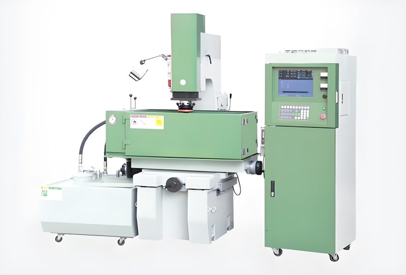 EDM machine creating complex shapes in hardened steel for mold components