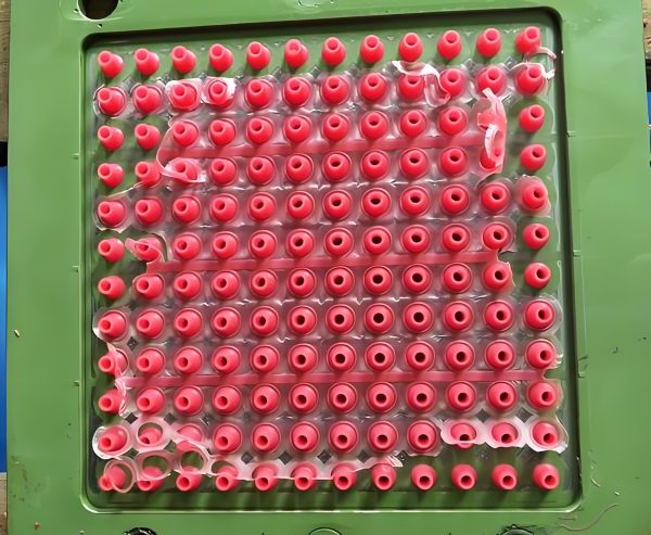 Rubber mold for rubber parts
