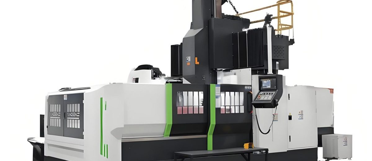 CNC machining center producing mold components