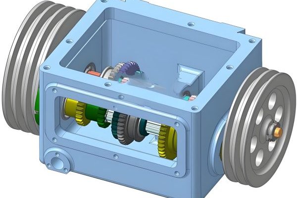 Lathe change gear box mechanism