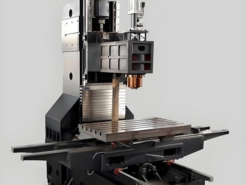 CNC machining center processing complex mold components