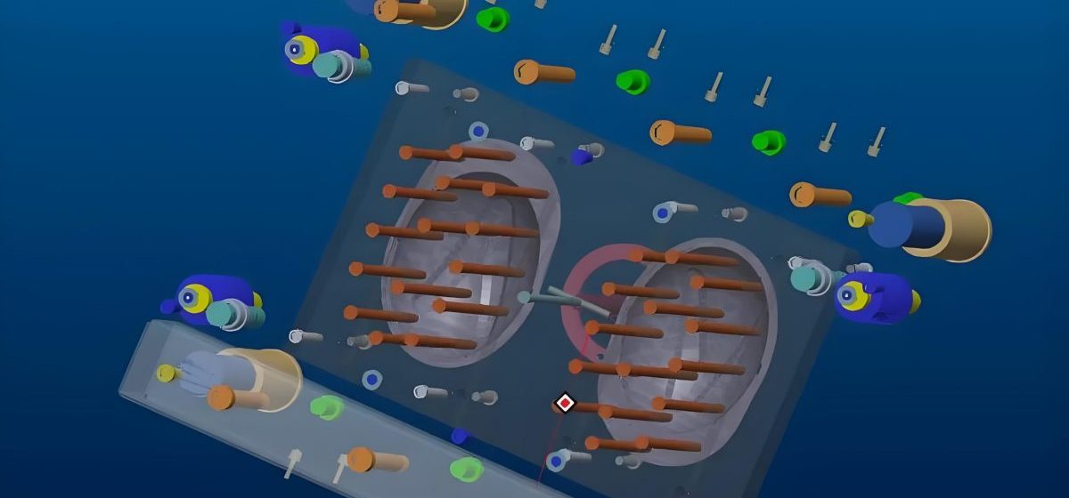Injection mold components and assembly