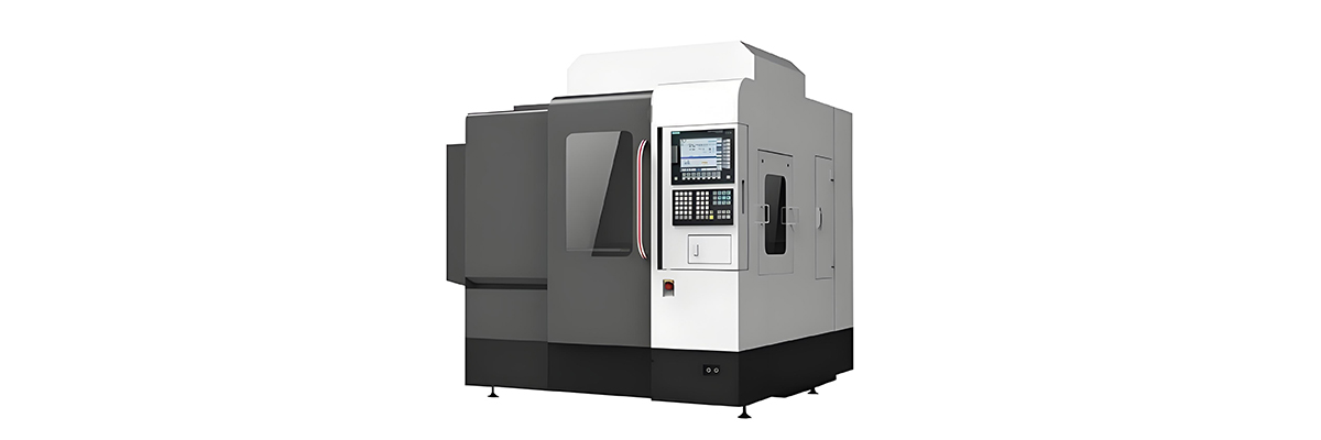 Modern milling machine in a manufacturing facility